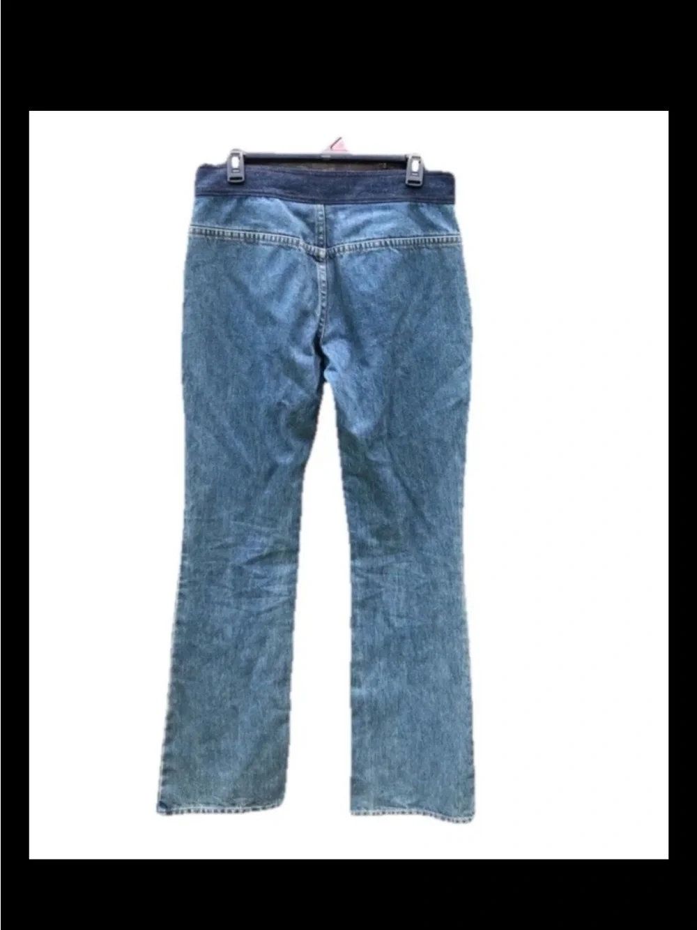 NWT Marc Jacobs Two-Tone Blue Denim Jeans Mod Button Pocket Retro Deadstock Y2K